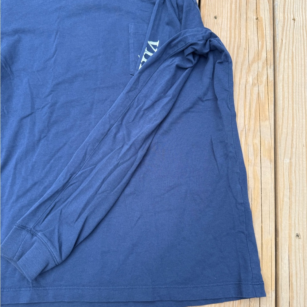Vineyard Vines Deep Blue Long Sleeve Tee - Picture 7 of 11